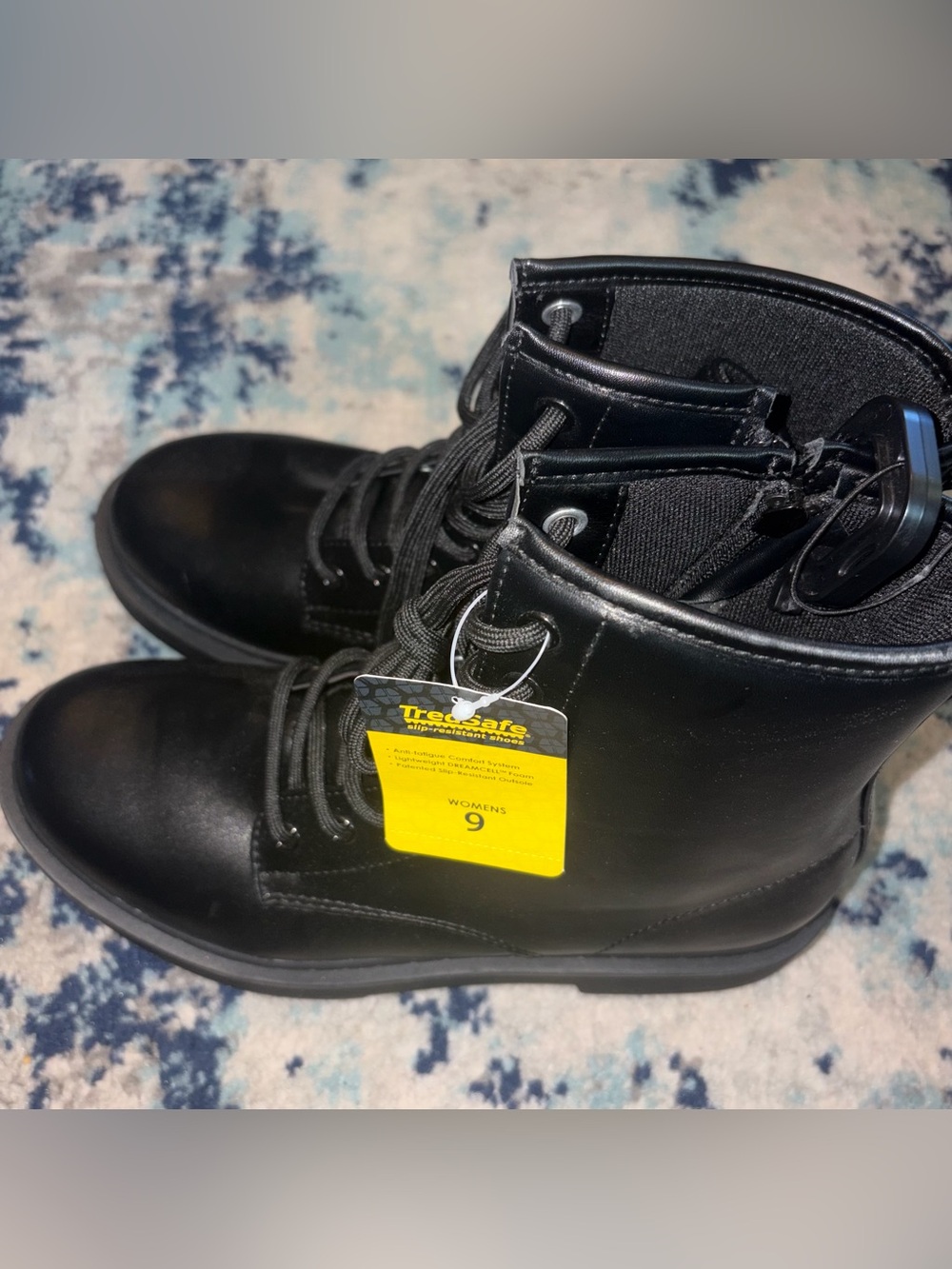 TredSafe Women's Black Lace
Up Boots